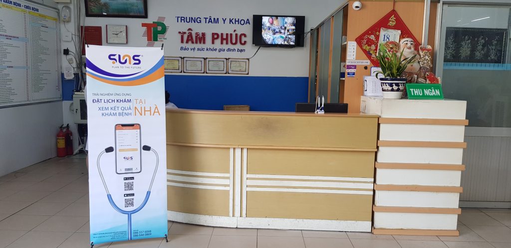 Phòng khám Tâm Phúc sử dụng SUNS App